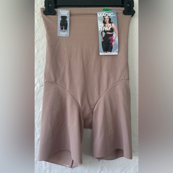 NWT ​NAOMI & NICOLE Nude Hi-Waist Thigh Slimmer Firm Control; Size Large - Picture 1 of 6
